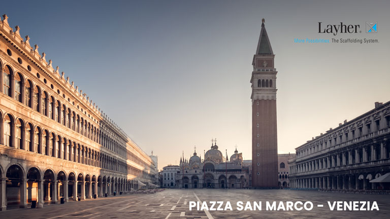 piazza san marco venezia timelapse cantiere